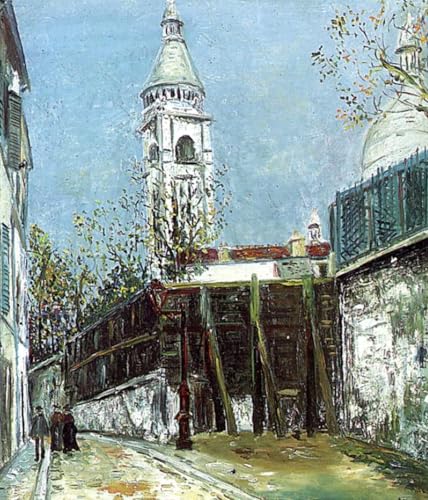 DTAUPREB Malen nach Zahlen Kits Kirche DIY Ölgemälde Anfänger Leinwand Dekoration von DTAUPREB