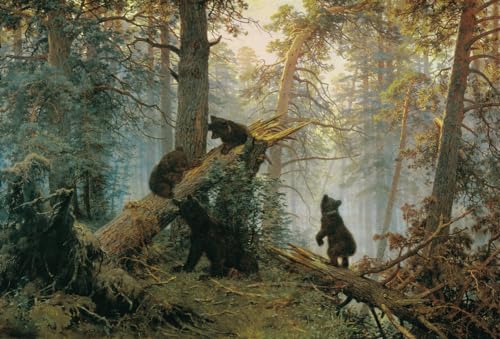 DTAUPREB Malen-nach-Zahlen-Set Ivan Shishkin „Morgen in einem Kiefernwald“ DIY-Ölgemälde-Set Malen nach Zahlen Zeichnen auf Leinwand DTAUPREB Malen-nach-Zahlen-Set Ivan Shishkin „Morgen in einem Kiefernwald“ DIY-Ölgemälde-Set Malen nach Zahlen Zeichnen auf Leinwand von DTAUPREB