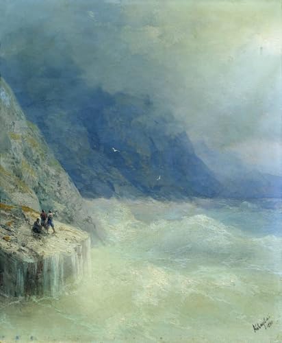 DTAUPREB Malen nach Zahlen-Set für Anfänger Felsen im Nebel DIY-Ölgemälde auf Leinwand mit Pinseln Acrylpigment Ivan Aivazovsky DTAUPREB Malen nach Zahlen-Set für Anfänger Felsen im Nebel DIY-Ölgemälde auf Leinwand mit Pinseln Acrylpigment Ivan Aivazovsky von DTAUPREB