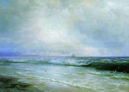 DTAUPREB Malen nach Zahlen-Set für Anfänger Surfen DIY-Ölgemälde auf Leinwand mit Pinseln Acrylpigment Ivan Aivazovsky DTAUPREB Malen nach Zahlen-Set für Anfänger Surfen DIY-Ölgemälde auf Leinwand mit Pinseln Acrylpigment Ivan Aivazovsky von DTAUPREB