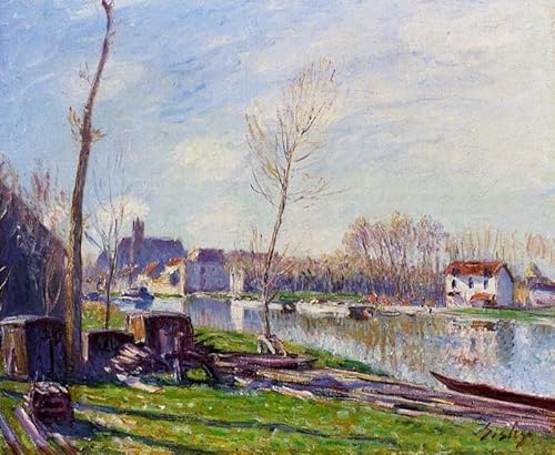 DTAUPREB Malen nach Zahlen Sets Landschaft Alfred Sisley DIY Ölgemälde nach Zahlen Sets auf Leinwand Dekoration DTAUPREB Malen nach Zahlen Sets Landschaft Alfred Sisley DIY Ölgemälde nach Zahlen Sets auf Leinwand Dekoration von DTAUPREB