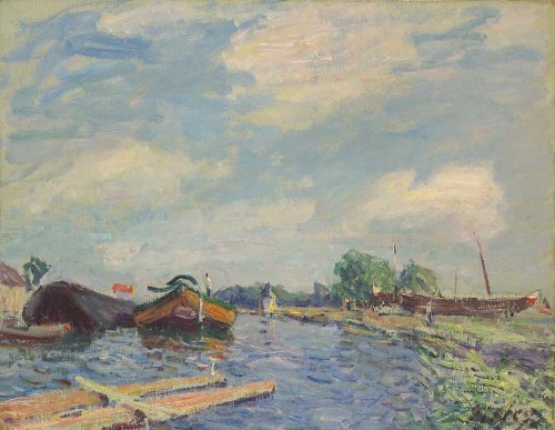 DTAUPREB Malen nach Zahlen Sets für Anfänger Canal Alfred Sisley DIY Ölgemälde auf Leinwand mit Pinseln Acrylpigment DTAUPREB Malen nach Zahlen Sets für Anfänger Canal Alfred Sisley DIY Ölgemälde auf Leinwand mit Pinseln Acrylpigment von DTAUPREB