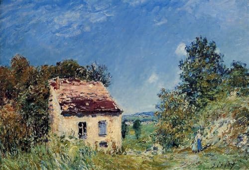 DTAUPREB Malen nach Zahlen Sets für Erwachsene Alfred Sisley House DIY Ölgemälde auf Leinwand mit Pinseln Acryl DTAUPREB Malen nach Zahlen Sets für Erwachsene Alfred Sisley House DIY Ölgemälde auf Leinwand mit Pinseln Acryl von DTAUPREB