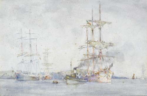 DTAUPREB Malen nach Zahlen Sets für Erwachsene Segelschiffe DIY Ölgemälde auf Leinwand mit Pinseln Acryl von DTAUPREB