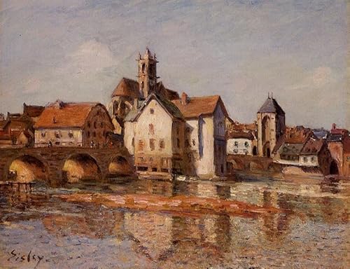 DTAUPREB Malen nach Zahlen für Erwachsene und Kinder Alfred Sisley Brücke DIY Ölgemälde digitale Kits auf Leinwand Dekoration DTAUPREB Malen nach Zahlen für Erwachsene und Kinder Alfred Sisley Brücke DIY Ölgemälde digitale Kits auf Leinwand Dekoration von DTAUPREB