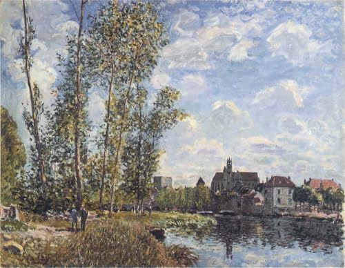 DTAUPREB Malen nach Zahlen für Erwachsene und Kinder Alfred Sisley Landschaft DIY Ölgemälde digitale Kits auf Leinwand Dekoration DTAUPREB Malen nach Zahlen für Erwachsene und Kinder Alfred Sisley Landschaft DIY Ölgemälde digitale Kits auf Leinwand Dekoration von DTAUPREB