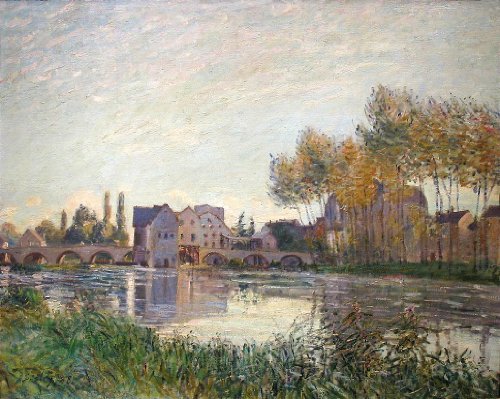 DTAUPREB Malen nach Zahlen für Erwachsene und Kinder Alfred Sisley Sonnenuntergang DIY Ölgemälde digitale Kits auf Leinwand Dekoration DTAUPREB Malen nach Zahlen für Erwachsene und Kinder Alfred Sisley Sonnenuntergang DIY Ölgemälde digitale Kits auf Leinwand Dekoration von DTAUPREB