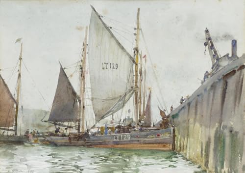 DTAUPREB Malen nach Zahlen für Kinder und Erwachsene Anfänger Segelschiffe DIY Ölgemälde Set Zeichnung auf Leinwand Kunst Dekor von DTAUPREB