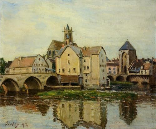 DTAUPREB Ölgemälde zum Selbermachen für Erwachsene und Kinder Brücke Alfred Sisley Malen nach Zahlen mit Pinseln und Acrylpigment auf Leinwand DTAUPREB Ölgemälde zum Selbermachen für Erwachsene und Kinder Brücke Alfred Sisley Malen nach Zahlen mit Pinseln und Acrylpigment auf Leinwand von DTAUPREB