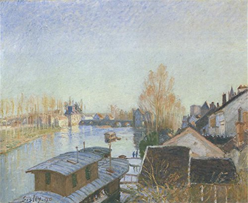 DTAUPREB Ölgemälde zum Selbermachen für Erwachsene und Kinder Ufer des Loing Alfred Sisley Malen nach Zahlen mit Pinseln und Acrylpigment auf Leinwand DTAUPREB Ölgemälde zum Selbermachen für Erwachsene und Kinder Ufer des Loing Alfred Sisley Malen nach Zahlen mit Pinseln und Acrylpigment auf Leinwand von DTAUPREB