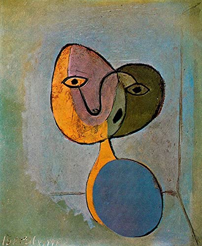 DTAUPREB Pablo Picasso Portrait Of Woman DIY Malen nach Zahlen Kits für Erwachsene und Kinder Ölgemälde Kunstgeschenk von DTAUPREB