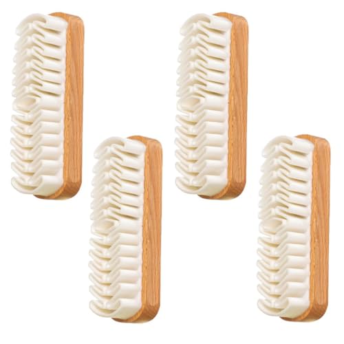 Wildleder-Schuhbürste und Radiergummi, weiche TPR-Kreppbürste, 2-in-1-Wildlederreiniger mit Gummibürstenkopf for Schuhe, Taschen, Jacke, Geldbörse, Sofa von DTWEFF