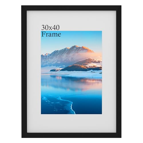 DTXDTech Bilderrahmen 30 x 40 cm, BilderrahmenSchwarz Holz 12 x16 Zoll, Wandmontierter 30x40 cm Posterrahmen, Fotorahmen für A4 Druck, Schlafzimmer und Wohnzimmer Dekoration DTXDTech Bilderrahmen 30 x 40 cm, BilderrahmenSchwarz Holz 12 x16 Zoll, Wandmontierter 30x40 cm Posterrahmen, Fotorahmen für A4 Druck, Schlafzimmer und Wohnzimmer Dekoration von DTXDTech