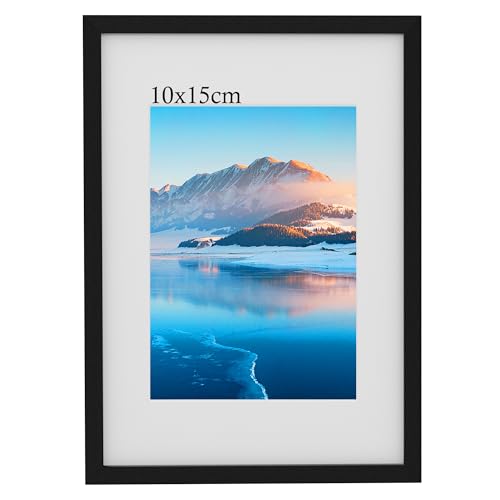 10x15 cm Rahmen Schwarz Holz, 4x6 Zoll Bilderrahmen, 10x15 cm Fotorahmen, Wandmontierter 10x15 cm Posterrahmen, für Format 8,9x12,7 (mit gestautem Papier), Schlafzimmer und Wohnzimmer Dekoration 10x15 cm Rahmen Schwarz Holz, 4x6 Zoll Bilderrahmen, 10x15 cm Fotorahmen, Wandmontierter 10x15 cm Posterrahmen, für Format 8,9x12,7 (mit gestautem Papier), Schlafzimmer und Wohnzimmer Dekoration von DTXDTech