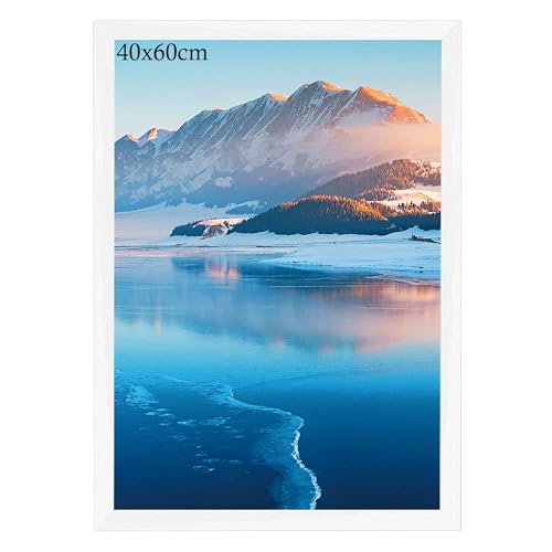 DTXDTech Bilderrahmen 40x60, Weiß Holz DIN 40x60, 40 x 60 cmFotorahmen, Wandmontierter 40 x 60, Bilderrahmen für 40X60 Druck, Schlafzimmer und Wohnzimmer Dekoration DTXDTech Bilderrahmen 40x60, Weiß Holz DIN 40x60, 40 x 60 cmFotorahmen, Wandmontierter 40 x 60, Bilderrahmen für 40X60 Druck, Schlafzimmer und Wohnzimmer Dekoration von DTXDTech