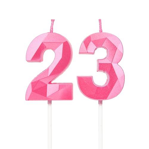 Geburtstagskerzen Zahlen 23,3D Rosa Kerzen Geburtstag für Kuchen geburtstagsdeko, Geburtstag Kerzen Zahlen, Geburtstagskerzen Kinder für Partys, Hochzeiten, Firmenfeiern, Jubiläen Geburtstagskerzen Zahlen 23,3D Rosa Kerzen Geburtstag für Kuchen geburtstagsdeko, Geburtstag Kerzen Zahlen, Geburtstagskerzen Kinder für Partys, Hochzeiten, Firmenfeiern, Jubiläen von DTXLX