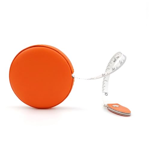 Maßband Körper Leder Versenkbares, Orange Kleines Nähbandmaß für Schneider und Designer 1Pcs 60 Inch / 1,5 Meter Breites Maßband Körper Leder Versenkbares, Orange Kleines Nähbandmaß für Schneider und Designer 1Pcs 60 Inch / 1,5 Meter Breites von DTXLX