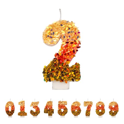 Pailletten Geburtstagskerzen 2 Zahlen, 3D Mehrfarbig 2st Geburtstagskerzen für Kuchen, handgemachte Glitter glänzend Geburtstag Kuchentopper - Perfekt für Thematische Geburtstagsfeiern Pailletten Geburtstagskerzen 2 Zahlen, 3D Mehrfarbig 2st Geburtstagskerzen für Kuchen, handgemachte Glitter glänzend Geburtstag Kuchentopper - Perfekt für Thematische Geburtstagsfeiern von DTXLX