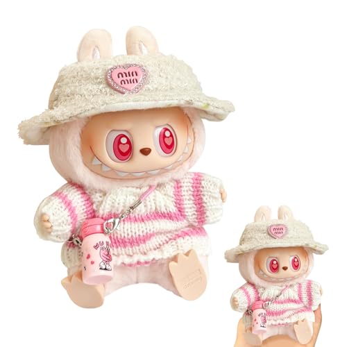 Labubu Kleidung, 17cm Puppenkleidung für Labubu, Labubu Puppen Zubehör, Bekleidung für Labubu Plüsch, Labubu Kleidung für Puppe, Geeignet zum Fotografieren und Sammeln, DIY Kinder Geschenke (A) von DTXYBC
