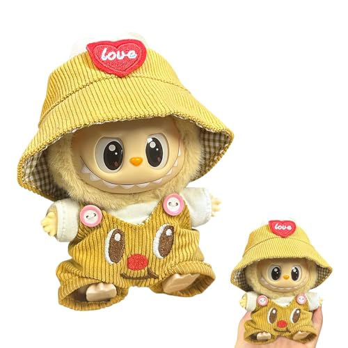 Labubu Kleidung, 17cm Puppenkleidung für Labubu, Labubu Puppen Zubehör, Bekleidung für Labubu Plüsch, Labubu Kleidung für Puppe, Geeignet zum Fotografieren und Sammeln, DIY Kinder Geschenke (C) von DTXYBC