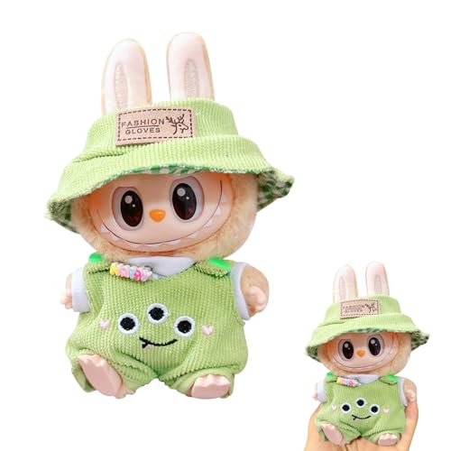 Labubu Kleidung, 17cm Puppenkleidung für Labubu, Labubu Puppen Zubehör, Bekleidung für Labubu Plüsch, Labubu Kleidung für Puppe, Geeignet zum Fotografieren und Sammeln, DIY Kinder Geschenke (E) von DTXYBC