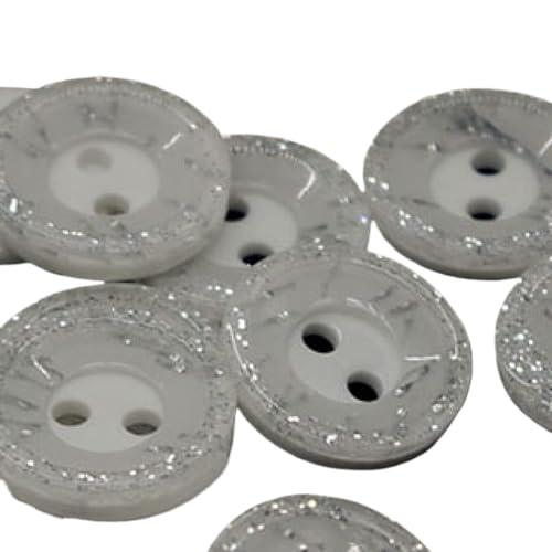 DUANGYMM Bastelknöpfe, 50 Stück Harzknöpfe mit 2 Löchern, Farbe for Hemden, Kleidung, 12 mm, rund, for DIY, handgefertigte Kleidung, Bastelzubehör DUANGYMM Bastelknöpfe, 50 Stück Harzknöpfe mit 2 Löchern, Farbe for Hemden, Kleidung, 12 mm, rund, for DIY, handgefertigte Kleidung, Bastelzubehör von DUANGYMM