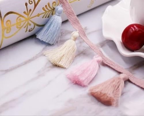 DUANGYMM Fransenbesatz Quaste, Vorhangspitze, 2 Yards Stoffbandbesatz for Nähen von Vorhängen, Kleidung, Kleidern, Tischdecken DUANGYMM Fransenbesatz Quaste, Vorhangspitze, 2 Yards Stoffbandbesatz for Nähen von Vorhängen, Kleidung, Kleidern, Tischdecken von DUANGYMM