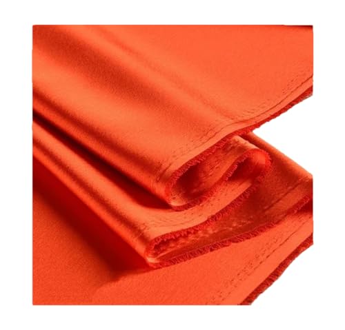 DUANGYMM Seidenstoff, Satinstoff, Acetat-Satin-Stoff, Polyester, 150 cm Breite, Mehrfarbig, 50 cm Länge von DUANGYMM