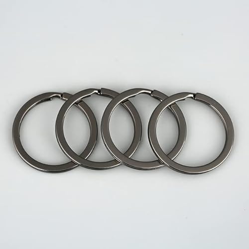 10/20PCS Metall Schlüsselanhänger 15 20 25 28 30mm Schlüsselanhänger Split Ring Ring für Schlüsselbund DIY Schmuckherstellung Schlüsselringe von DUANIA