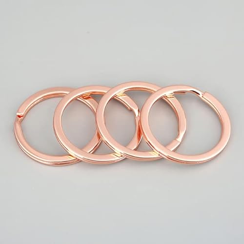 10/20PCS Metall Schlüsselanhänger 15 20 25 28 30mm Schlüsselanhänger Split Ring Ring für Schlüsselbund DIY Schmuckherstellung Schlüsselringe von DUANIA
