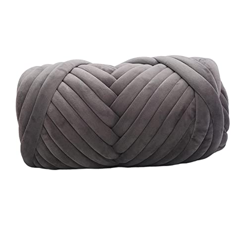 1 kg Samt-Garn zum Häkeln von Handtaschen, Handstricken, Haustierbetten, Teppichen, Kissen, Basteln (Farbe C) von DUANxiaoyanK