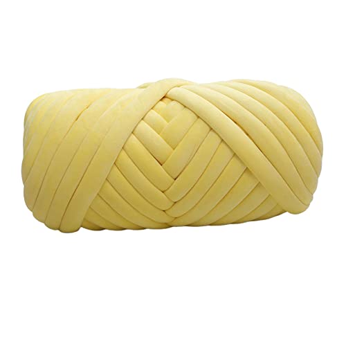 1 kg Samt-Garn zum Häkeln von Handtaschen, Handstricken, Haustierbetten, Teppichen, Kissen, Basteln (Farbe I) von DUANxiaoyanK