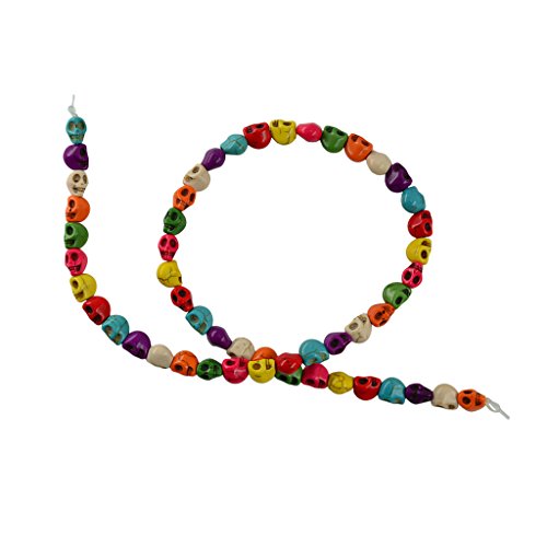 Abstandshalter, türkis, geschnitzte Totenkopf-Perlen, Schmuckherstellung, Abstandshalter, für DIYSchmuck (1 Strang) von DUANxiaoyanK