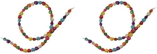 Abstandshalter, türkis, geschnitzte Totenkopf-Perlen, Schmuckherstellung, Abstandshalter, für DIYSchmuck (2 Stränge) von DUANxiaoyanK