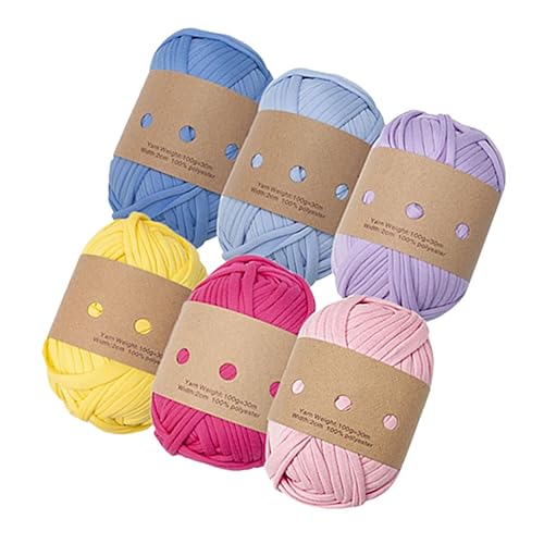 Garn, Strickgarn-Set, für kleine Garnprojekte, Handwerk (6 Rollen) (03) von DUANxiaoyanK