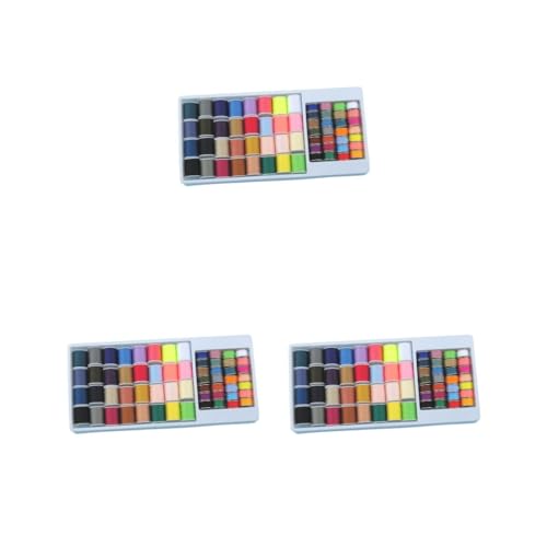 Nähgarn-Set, Nähgarnspulen, Spulenset, für Kunsthandwerksprojekte, Quilten, Kleidung (3 Sets) von DUANxiaoyanK
