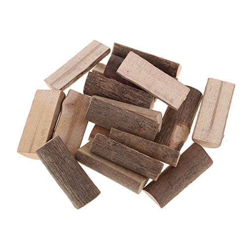 Natürliches Halbholzscheiben-Set, unlackierte Halbholzscheiben, für Bastelarbeiten, Dekoration (1 Set) von DUANxiaoyanK