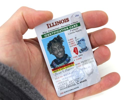 DUB SPENCER 1x Juice Wrld Fake Scherzartikel Ausweis unechte ID Ausweiskarte für Geburtstag als Gag Geschenk für Fans (1er Pack) von DUB SPENCER