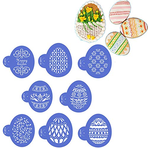 DUBENS 8 pcs Ostern Ei Form Faberge Muster Cookie Schablonen Kuchen Cupcake Dekorieren Form Kunststoff Mould Backformen Werkzeug DUBENS 8 pcs Ostern Ei Form Faberge Muster Cookie Schablonen Kuchen Cupcake Dekorieren Form Kunststoff Mould Backformen Werkzeug von DUBENS