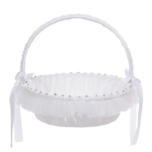 DUBTEDHOU Hochzeit Korb Blume, Hochzeit Einfache Spitze Mit Spitze Blumen Rosen DUBTEDHOU Hochzeit Korb Blume, Hochzeit Einfache Spitze Mit Spitze Blumen Rosen von DUBTEDHOU