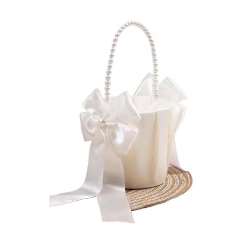 DUBTEDHOU Hochzeit Korb Blume, Hochzeitsbedarf Braut Perlengriff 1pc DUBTEDHOU Hochzeit Korb Blume, Hochzeitsbedarf Braut Perlengriff 1pc von DUBTEDHOU