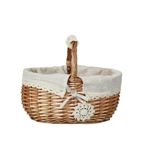 DUBTEDHOU Hochzeit Korb Blume, Wicker Rattan gewebt weiß Blume Bogen Hochzeit Bühne schöne dekorative Haus Kleid Picknick Lagerung DUBTEDHOU Hochzeit Korb Blume, Wicker Rattan gewebt weiß Blume Bogen Hochzeit Bühne schöne dekorative Haus Kleid Picknick Lagerung von DUBTEDHOU