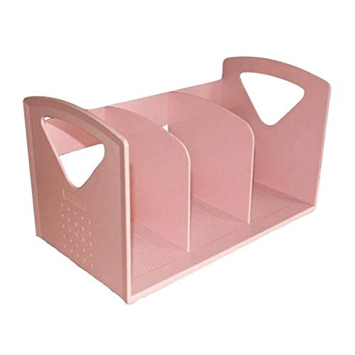 Holzschreibtisch Lagerung, Desktop-Datei-Organizer, mehrfarbig(Pink) von DUBTEDHOU
