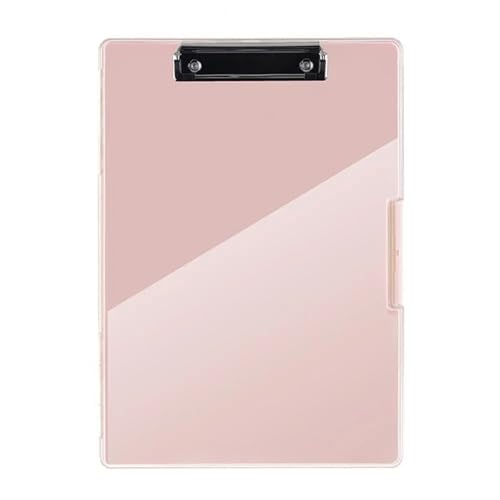 Klemmbretter aus Acryl, 2 stücke Büro Doppel Schicht Seite Öffnung Verschlüsse Hält Mit Stift Fall Pflege Ordner Fall Büro Liefert for Unternehmen(Pink) von DUBTEDHOU