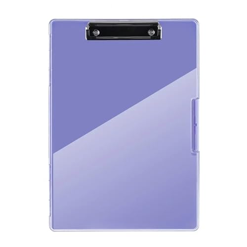 Klemmbretter aus Acryl, 2 stücke Büro Doppel Schicht Seite Öffnung Verschlüsse Hält Mit Stift Fall Pflege Ordner Fall Büro Liefert for Unternehmen(Purple) von DUBTEDHOU