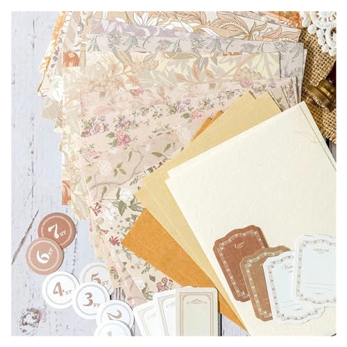 Retro-Clipboard-Aufkleberpackung, Scrapbook-Papier, 10 Stück, for Scrapbooking, Basteln, Collagen, Hintergrund(B) von DUBTEDHOU