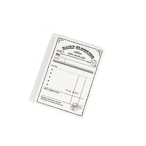 Retro-Clipboard-Aufkleberpackung, Scrapbook-Papier, 50 Stück, Büro-Dekorationsaufkleber for Journaling, Basteln(2) von DUBTEDHOU