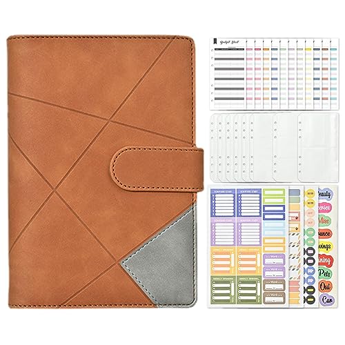 Geldbuch-Organizer für Bargeld | Geldsparordner für Damen und Herren – 6-Ring-lose Geldmappe mit magnetischer Schnalle für Budgetierung und Geldsparen Dudok Geldbuch-Organizer für Bargeld | Geldsparordner für Damen und Herren – 6-Ring-lose Geldmappe mit magnetischer Schnalle für Budgetierung und Geldsparen Dudok von DUDOK
