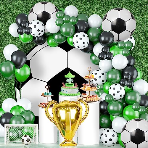 DUGEHO Ballonbogen-Set, grüne Fußballballons, 113-teiliges Ballonbogen-Girlanden-Set, Metallballons für Weihnachtsdekorationen, Geburtstag, Hochzeit, Jahrestag, Party, Abschlussfeier DUGEHO Ballonbogen-Set, grüne Fußballballons, 113-teiliges Ballonbogen-Girlanden-Set, Metallballons für Weihnachtsdekorationen, Geburtstag, Hochzeit, Jahrestag, Party, Abschlussfeier von DUGEHO