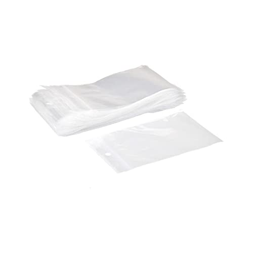 DULA - Druckverschlussbeutel - 60 x 80 mm - Transparent - 100 Stück - Wiederverschließbare Verpackungsbeutel von DULA